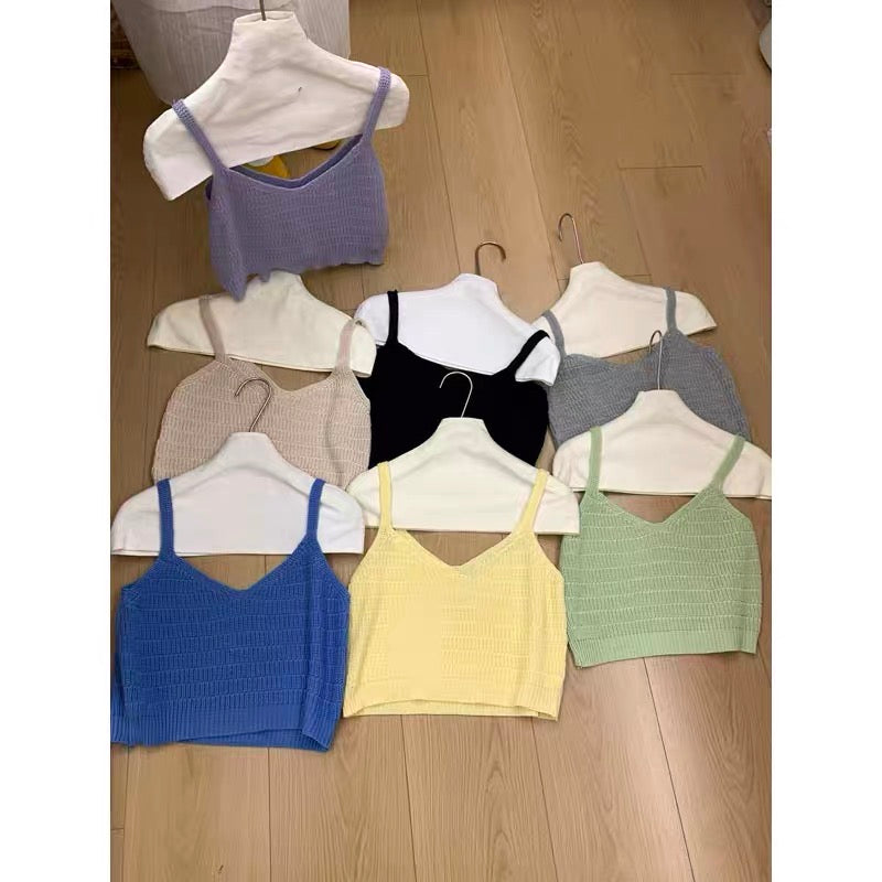 #1038 Layered Cut-Out Knit - Dark Blue