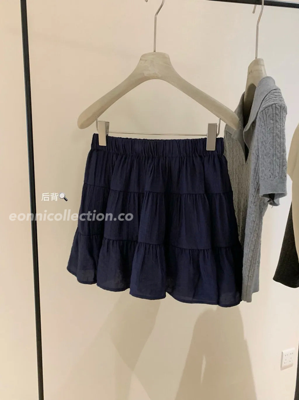 #3003 Ballet-Inspired High-Waist A-Line Skirt(3 Colors)