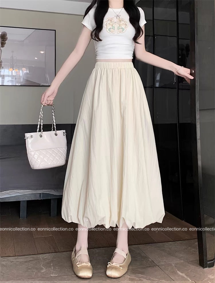 #3023 Cloud Bubble Skirt(3 Colors)