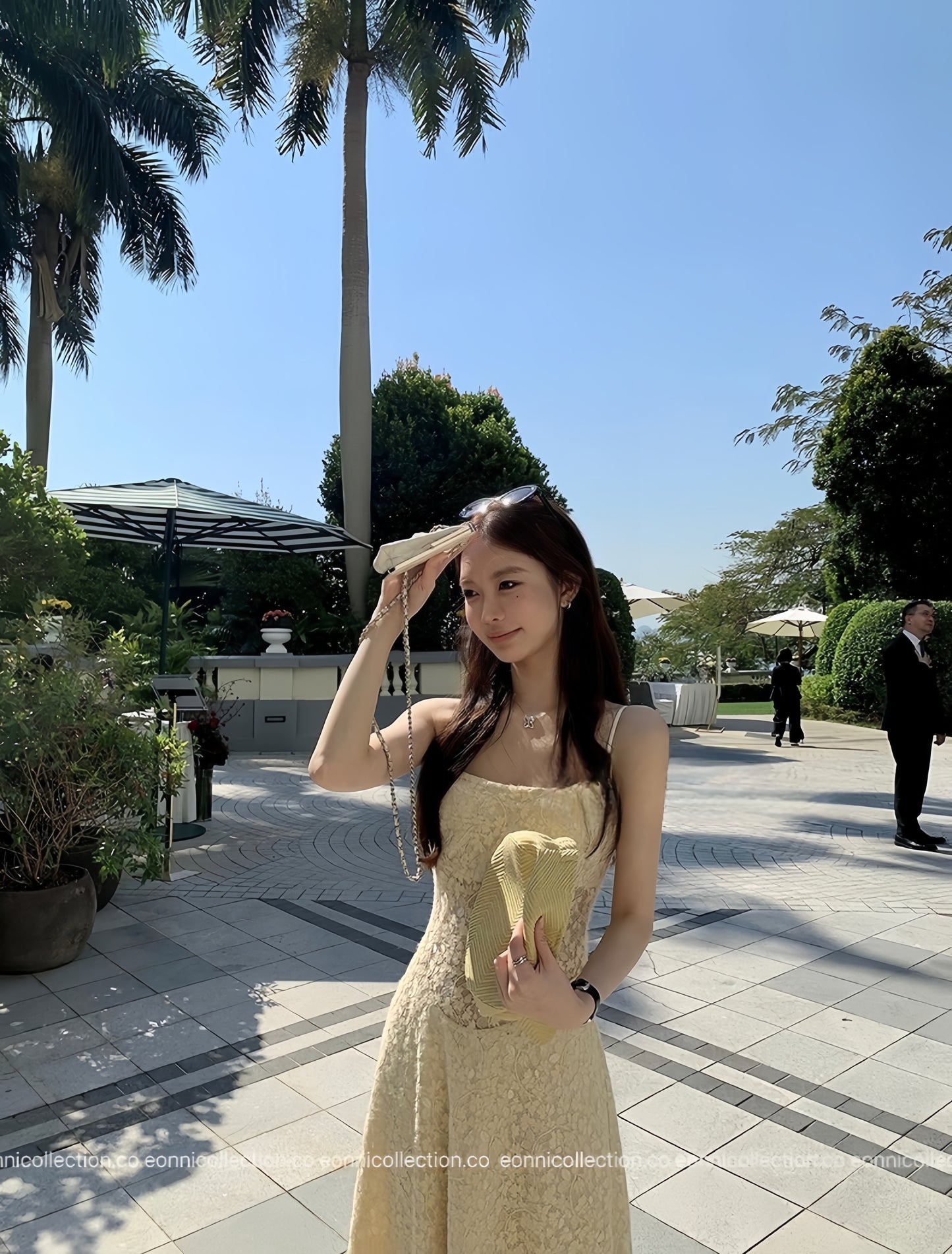 #2120 Exquisite Guipure Lace Banquet Gown
