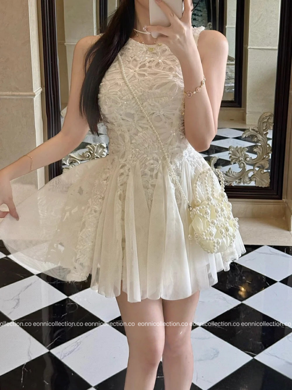 #2117 Heiress Luxe Lace Dress
