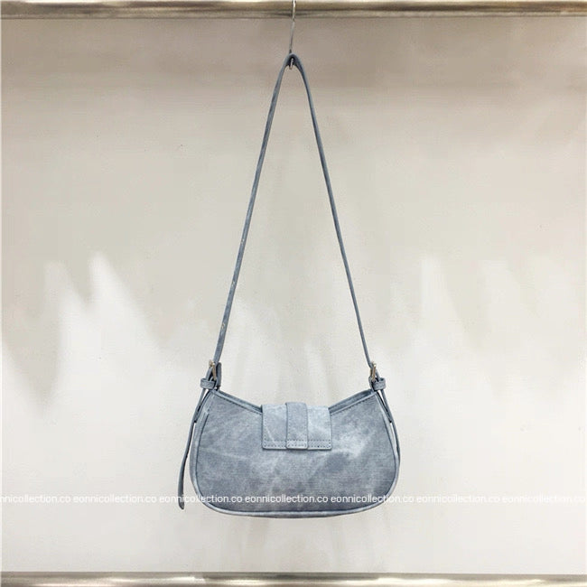 #4007 Lock Buckle Saddle Bag(2 Colors)