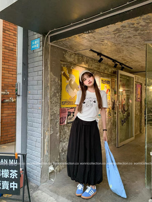 #3023 Cloud Bubble Skirt(3 Colors)