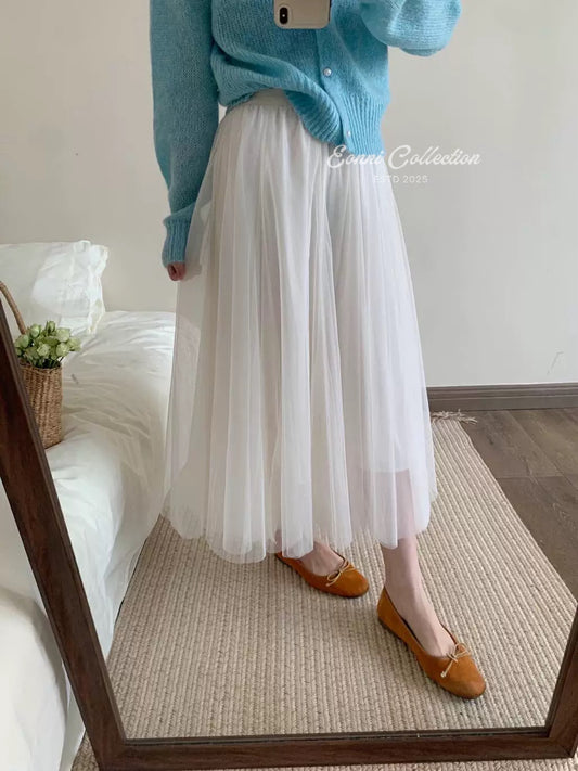 #3042 Cloudveil Dreams Maxi Skirt (5 Colors)