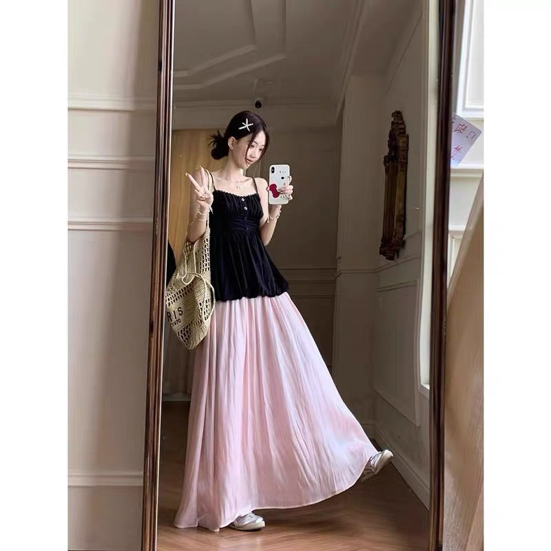 #2031 Ambre Set - Black+Pink