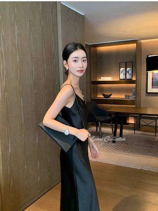 #2153 Silken Muse Dress(2 Colors)