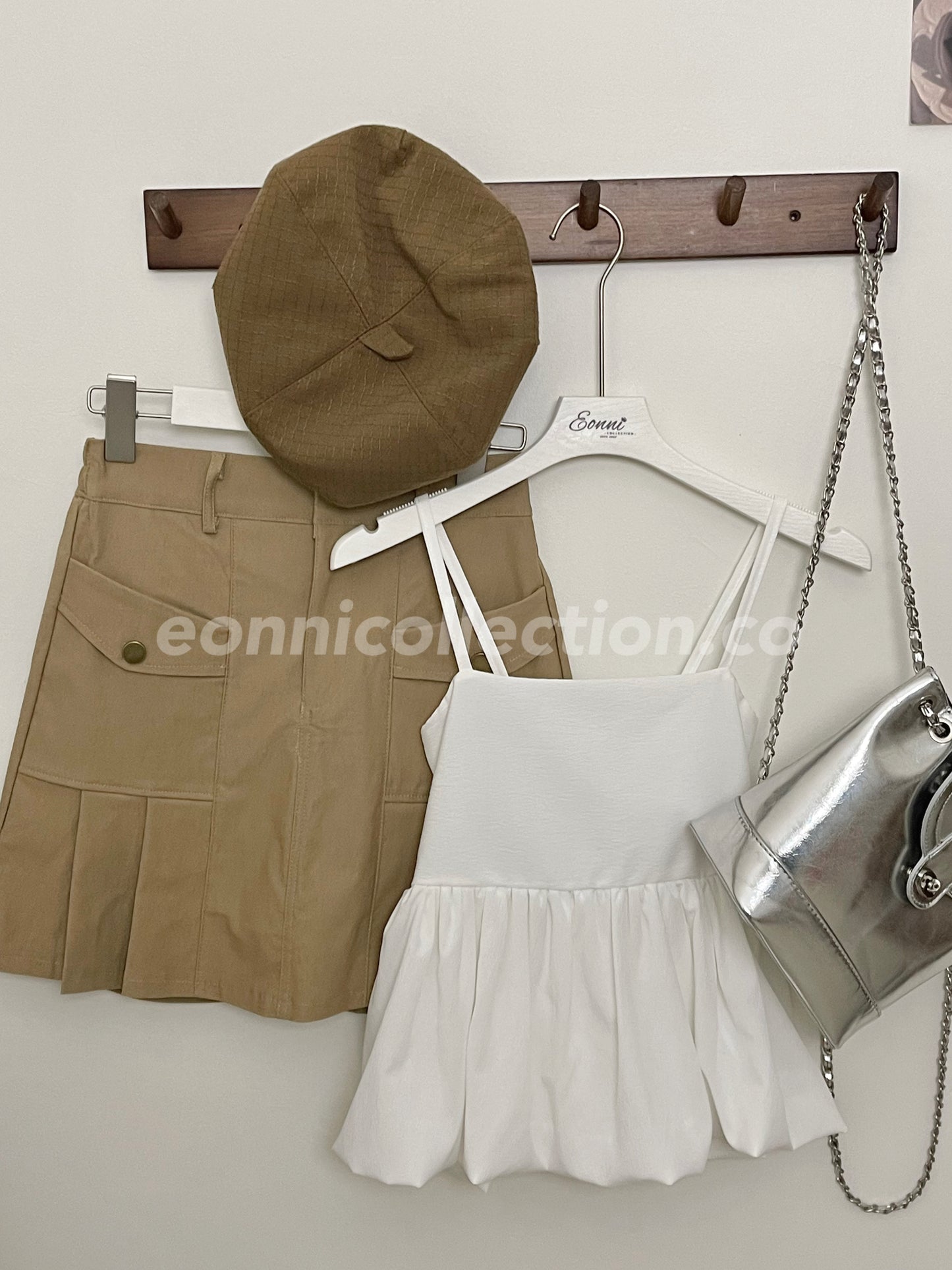 #1005 Minimalist Puff Hem Cami Top (3 Colors)