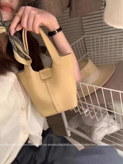 #4008 Casual Chic Basket Bag （3 Colors）