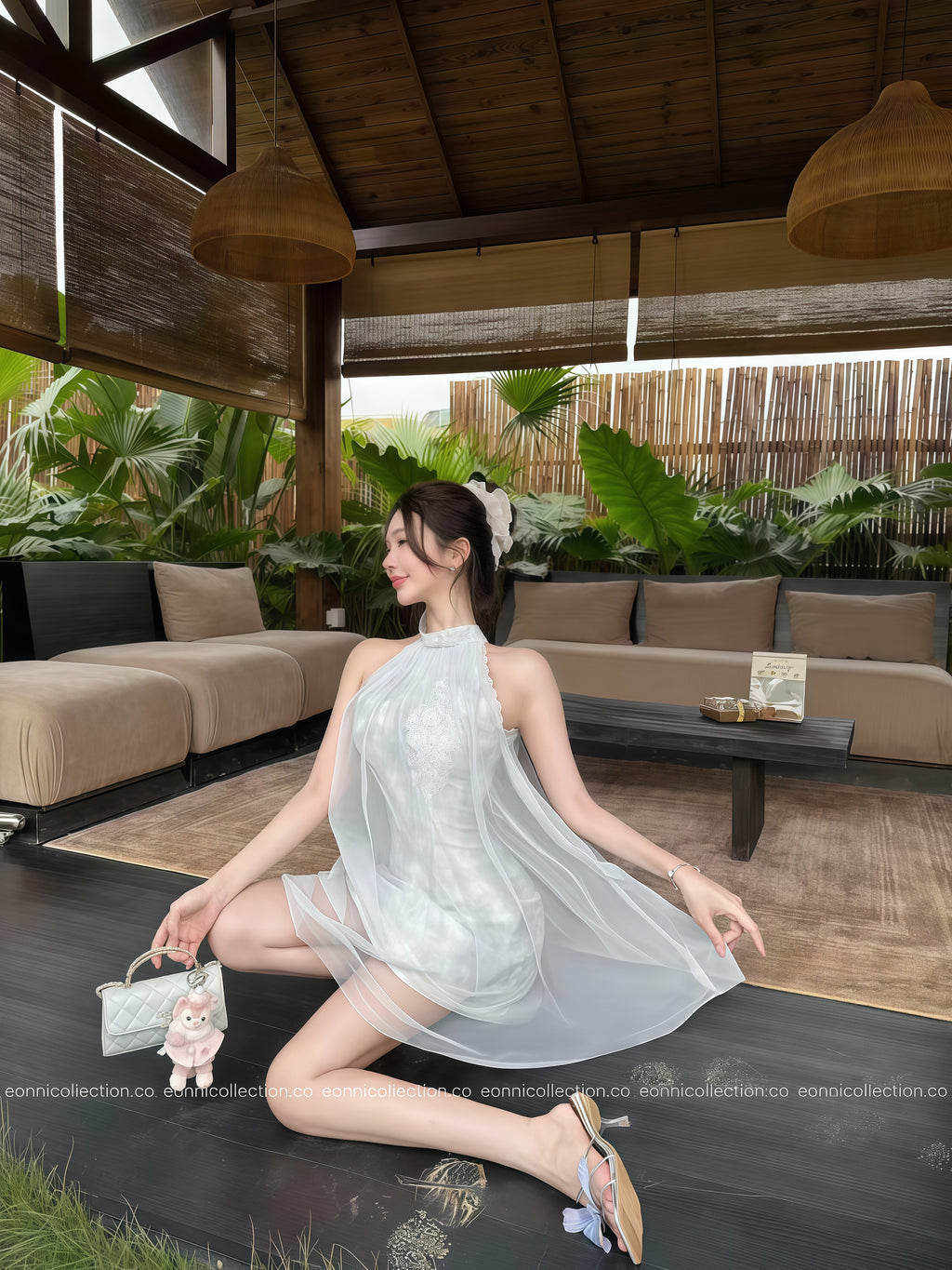 #2123 Blooming Whisper – Sky Mist （Custom Edition）