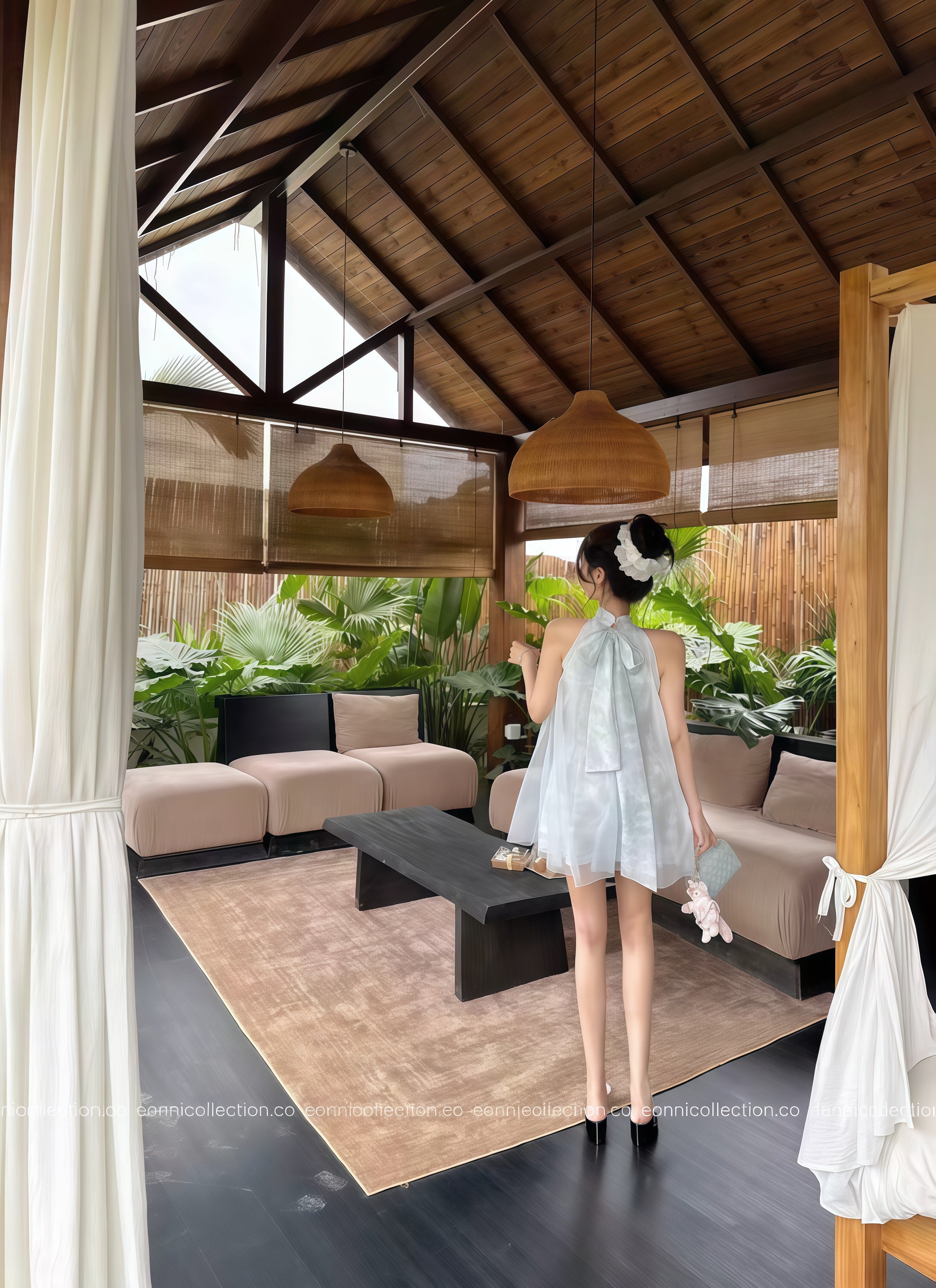 #2123 Blooming Whisper – Sky Mist （Custom Edition）