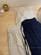 #3040 Eva Linen Long Pants（2 Colors）