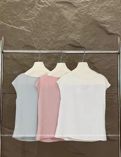 #1091 Slyvia Top（3 Colors）