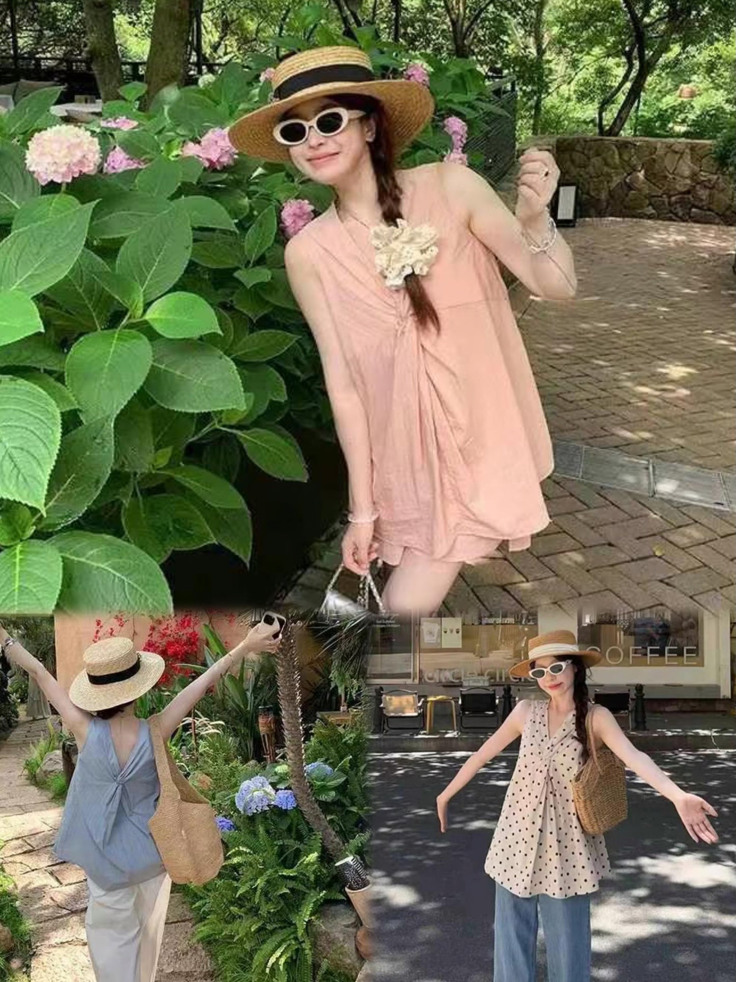 #1018 Parisian Romantic Blouse: Baby Doll Silhouette （3 Colors)