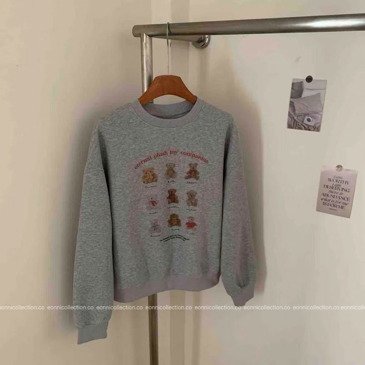#1108 Teddy Bear Sweatshirt（2 Colors）