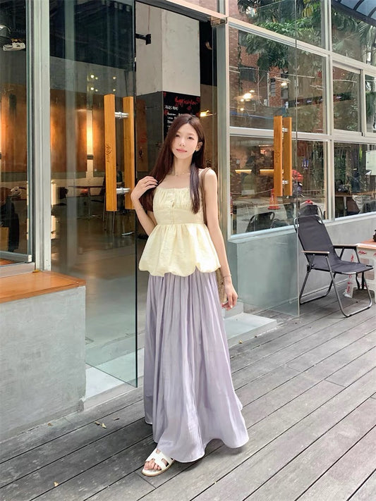 #2031 Ambre Set - Yellow+Purple