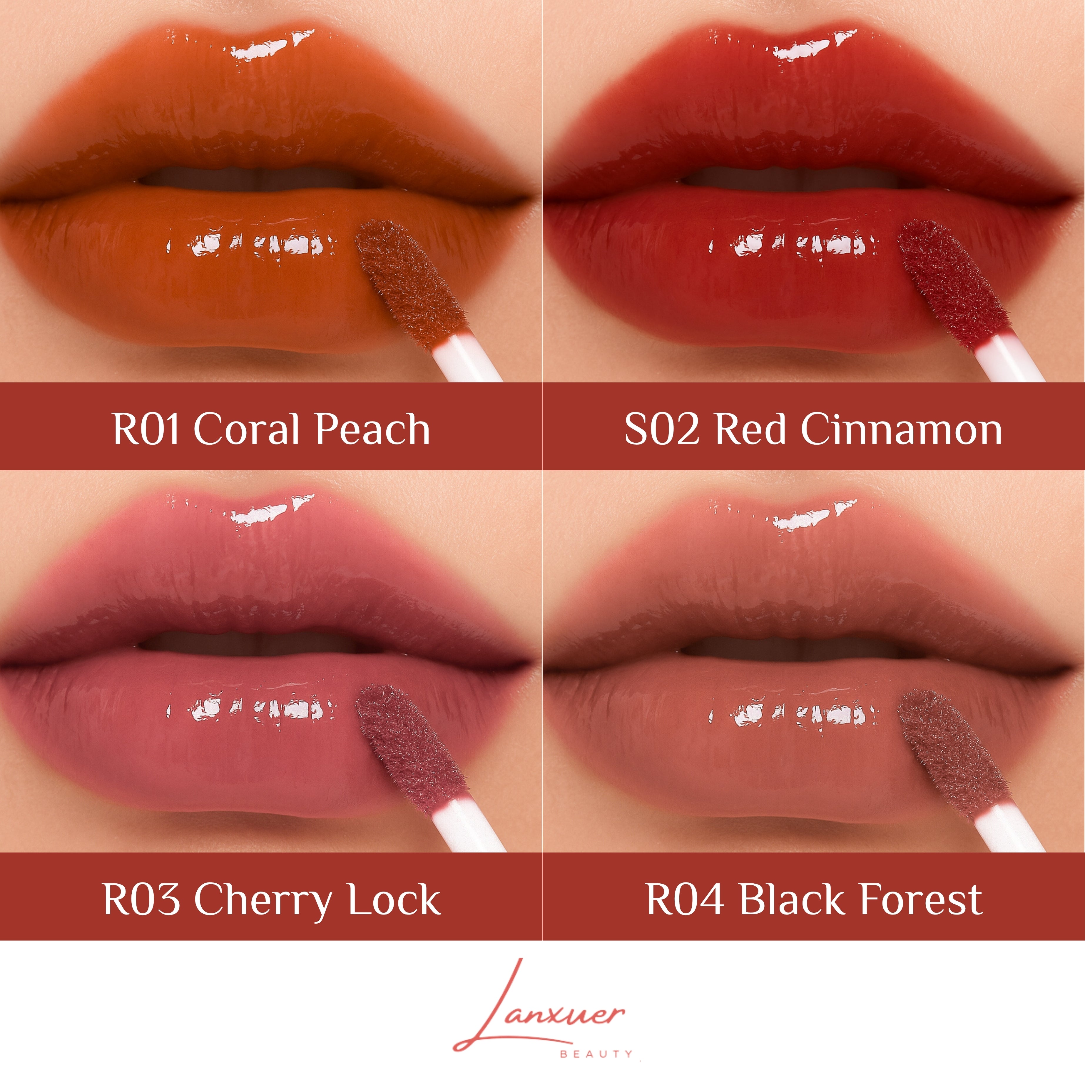 Lanxuer Beauty Hydrating Lipgloss 3.5g（8 Colors）