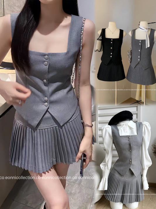 #2022 Modern Feminine Ensemble （2 Colors）