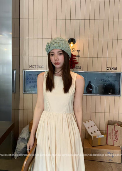 #2092 Slouchy Bubble Tank Dress（2 Colors）