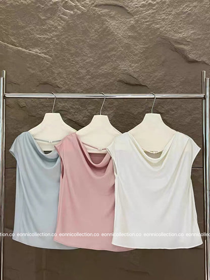 #1091 Slyvia Top（3 Colors）