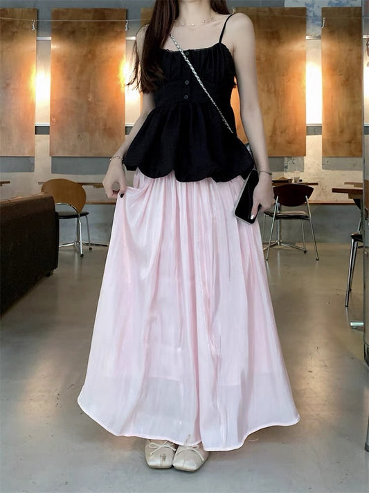 #2031 Ambre Set - Black+Pink