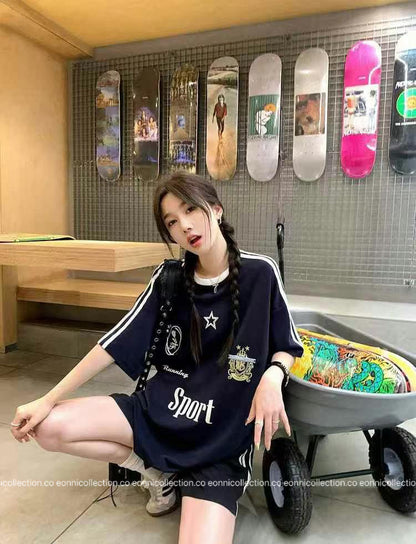 #1080 Vintage Ivy League Tee（2 Colors）
