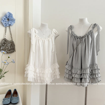 #1060 Daisy Dress Top（2 Colors）