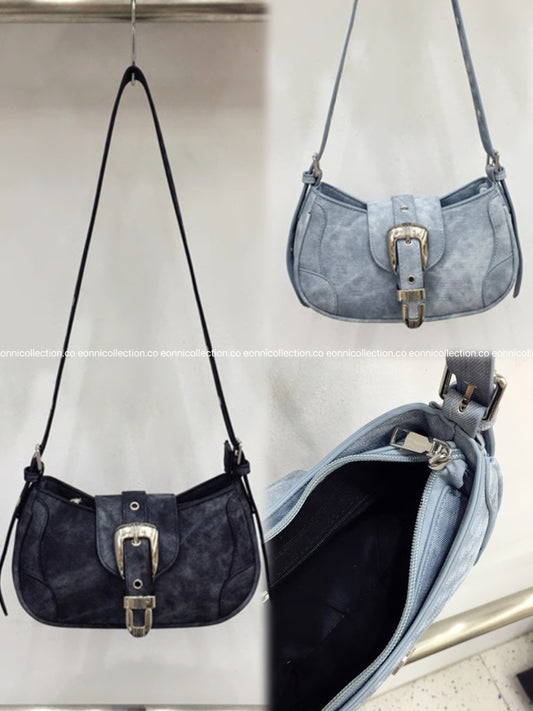 #4007 Lock Buckle Saddle Bag（2 Colors）
