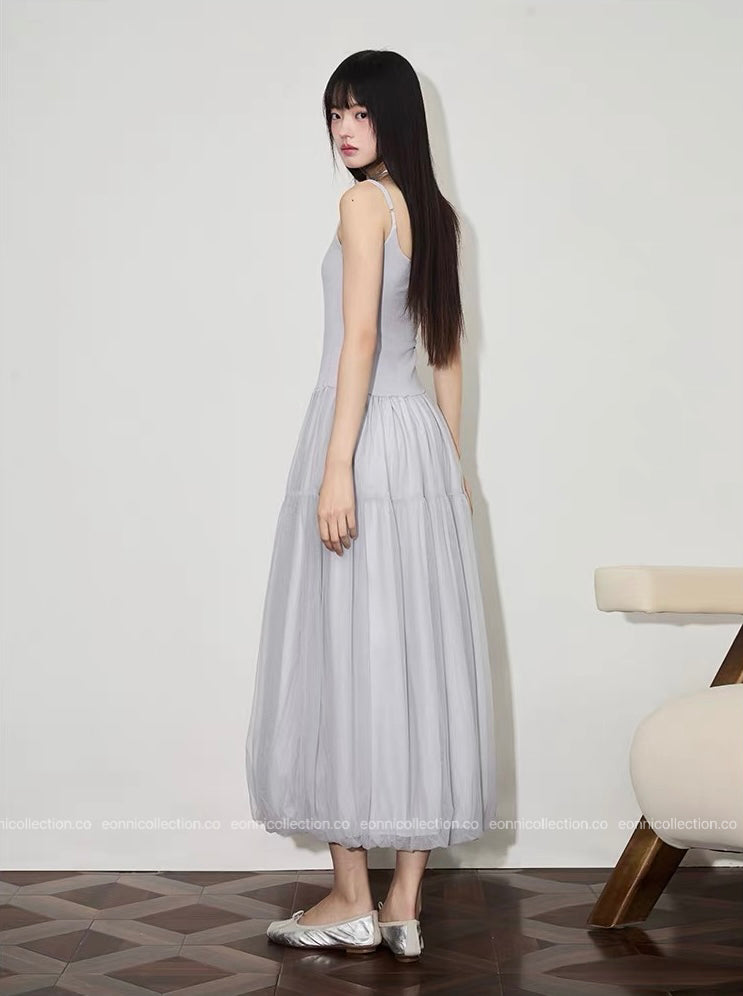 #2032 Charlotte Dress + Matching Hair Tie（2 Colors）