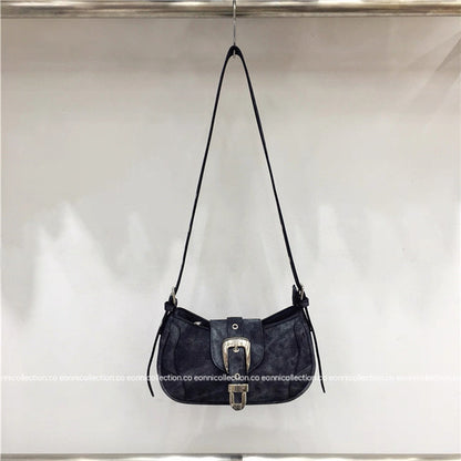 #4007 Lock Buckle Saddle Bag（2 Colors）