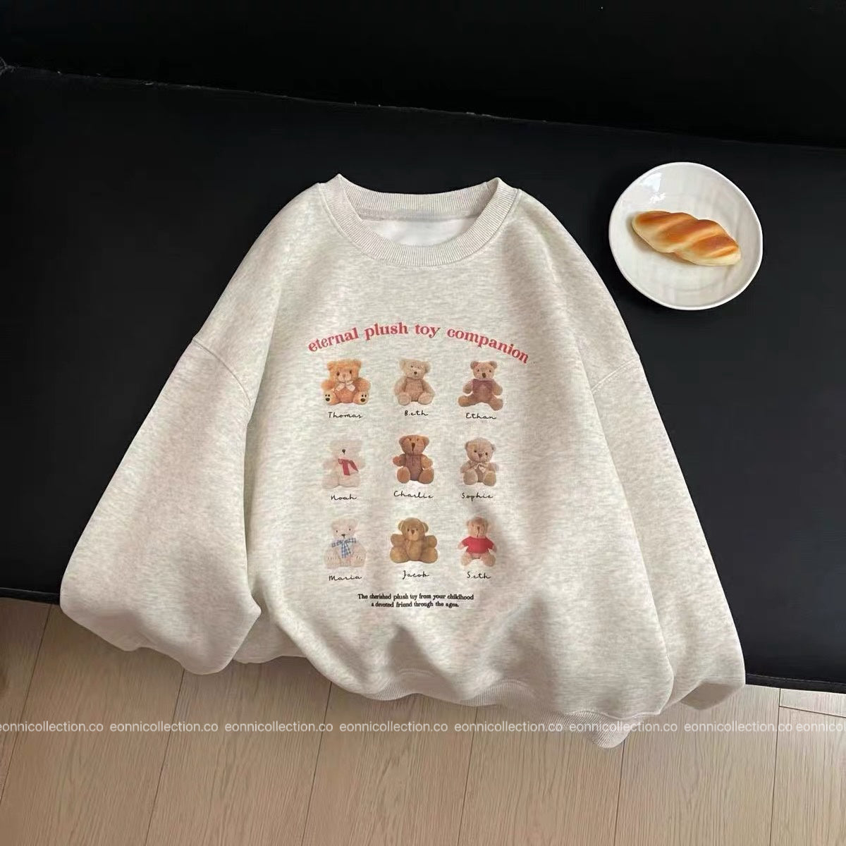 #1108 Teddy Bear Sweatshirt（2 Colors）
