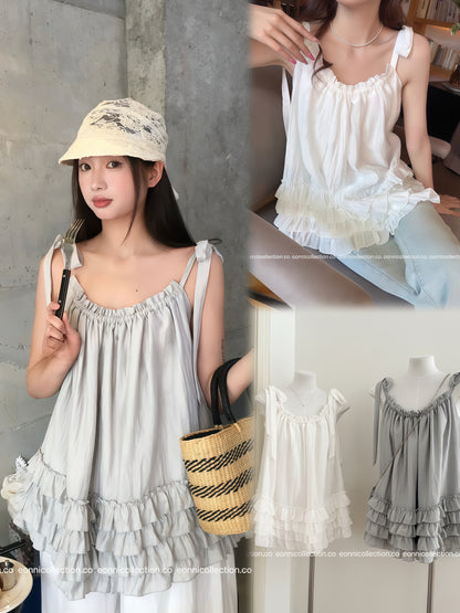 #1060 Daisy Dress Top（2 Colors）
