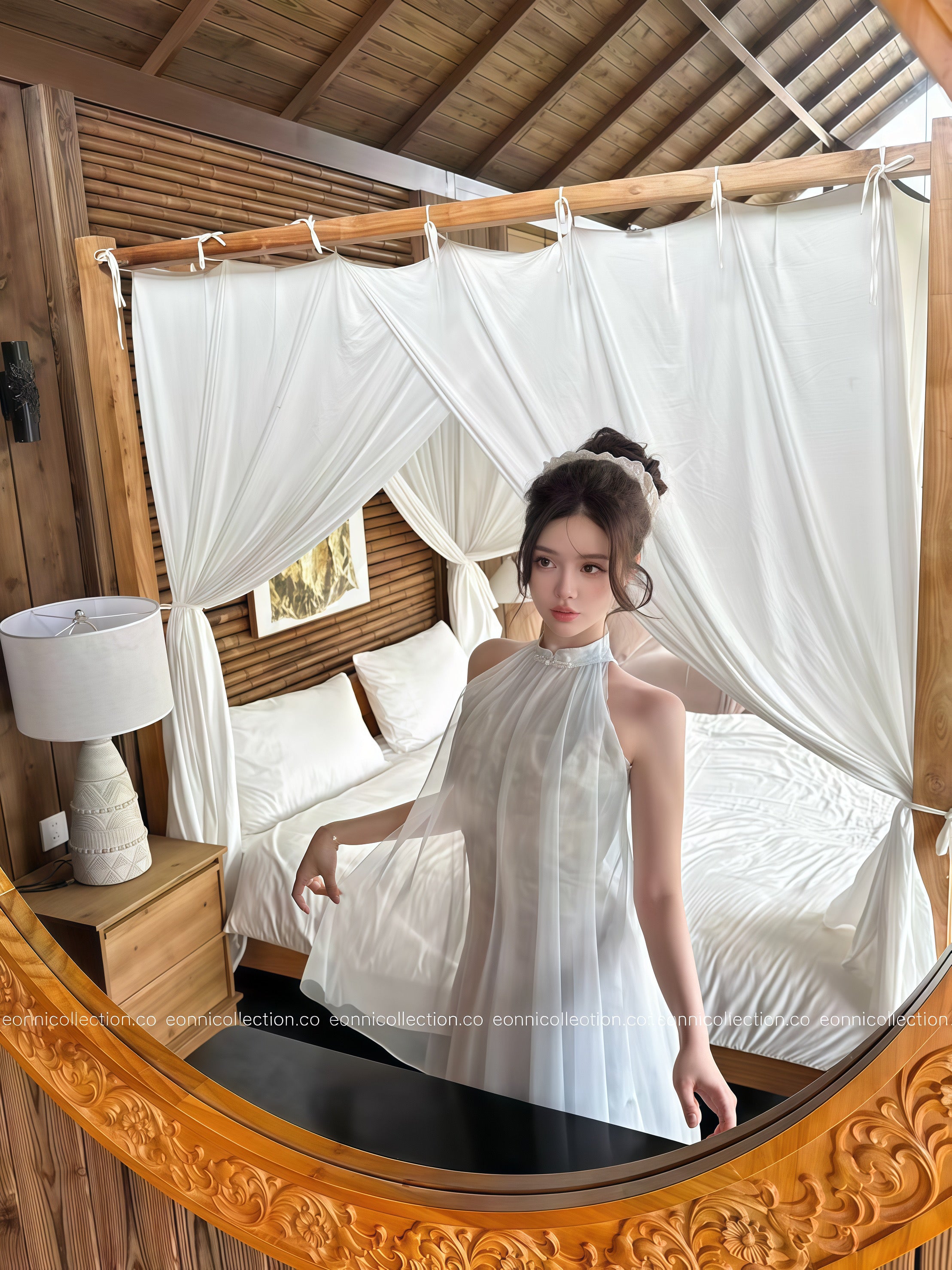 #2123 Blooming Whisper – Sky Mist （Custom Edition）