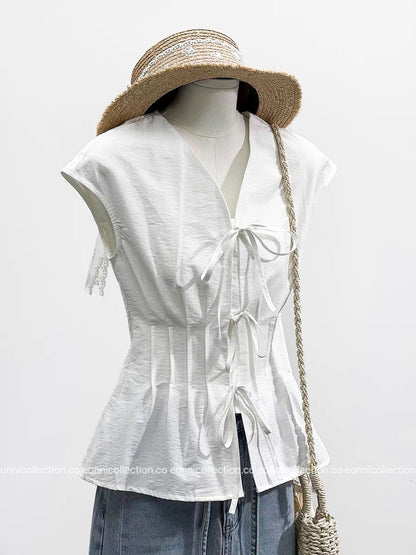 #1061 French Chic Blouse（3 Colors）