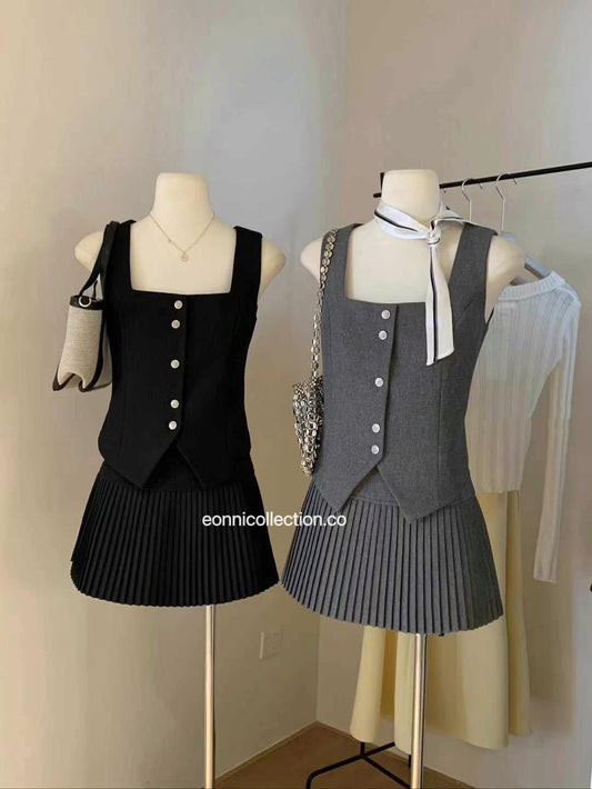 #2022 Modern Feminine Ensemble-Grey