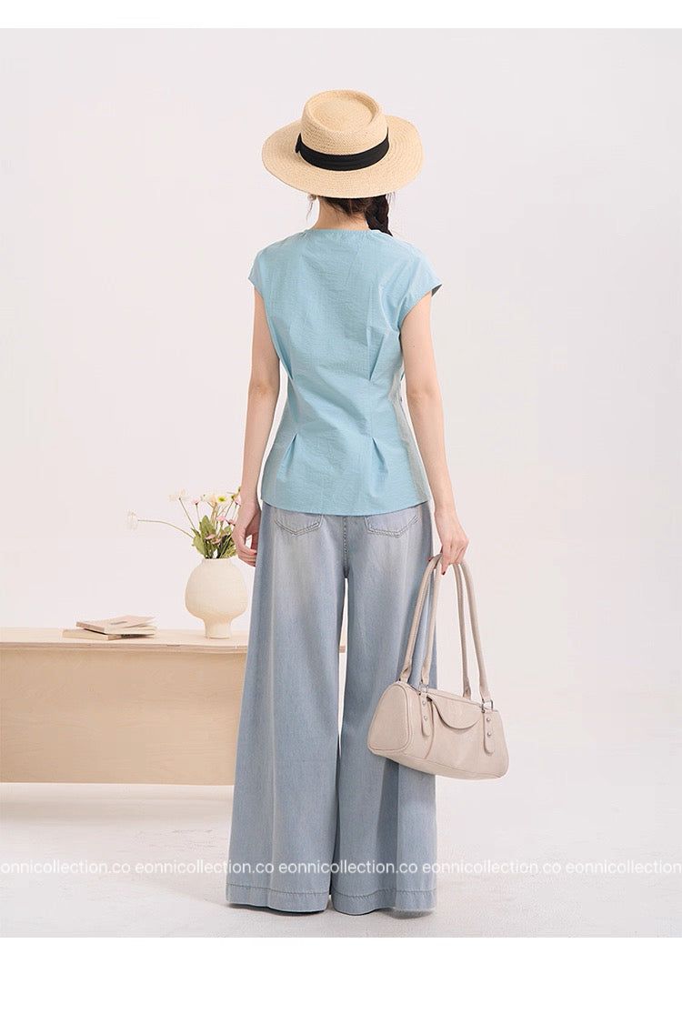 #1061 French Chic Blouse（3 Colors）