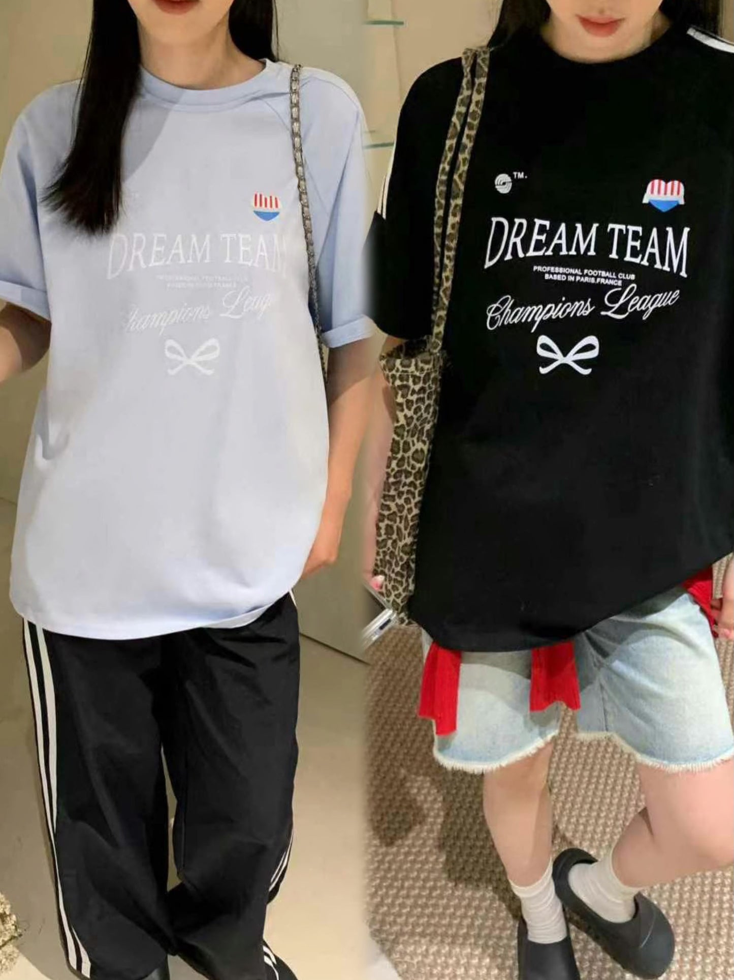#1004 Retro Oversized K-Style Top（2 Colors)