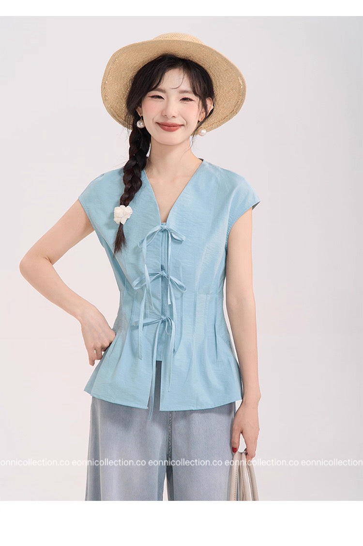 #1061 French Chic Blouse（3 Colors）