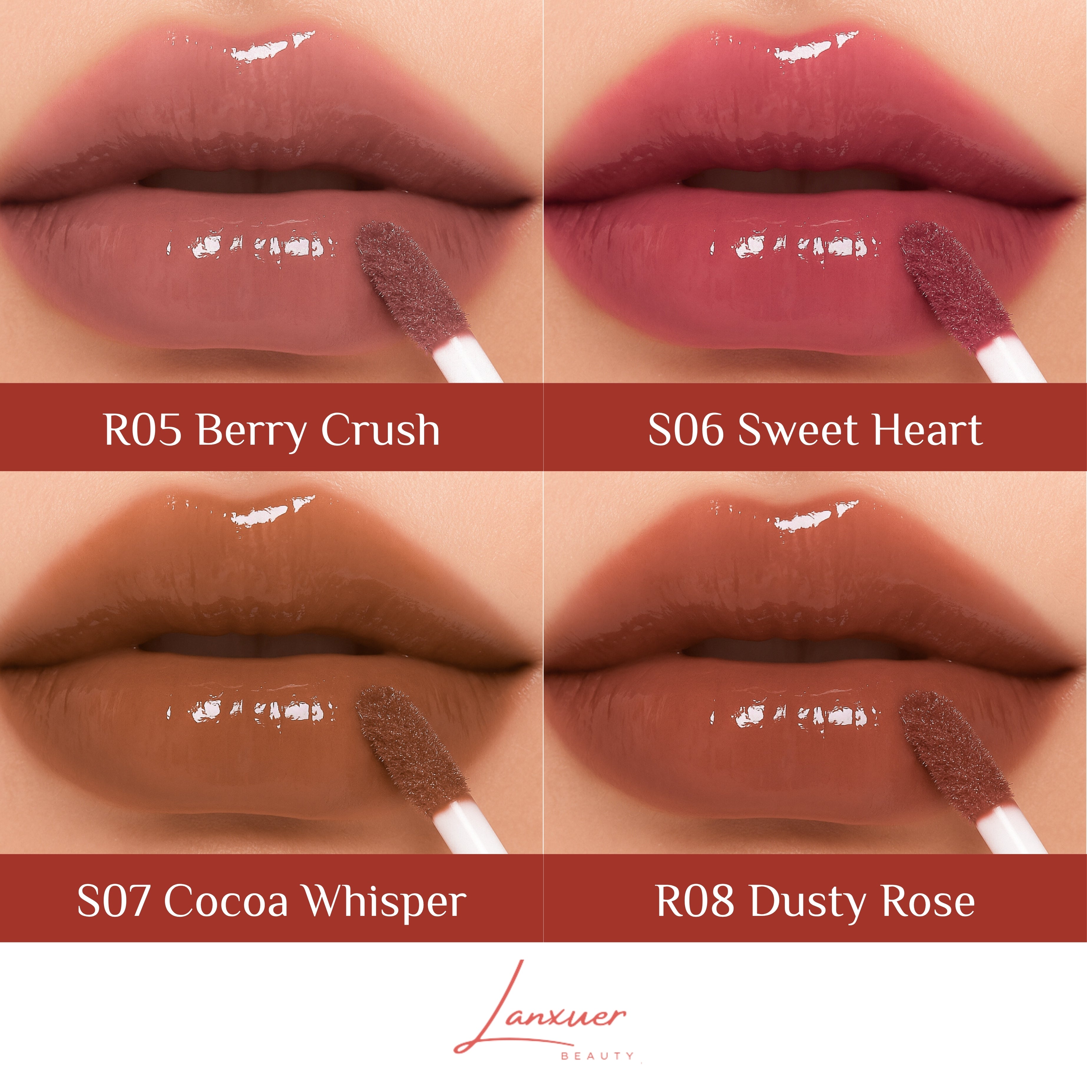 Lanxuer Beauty Hydrating Lipgloss 3.5g（8 Colors）