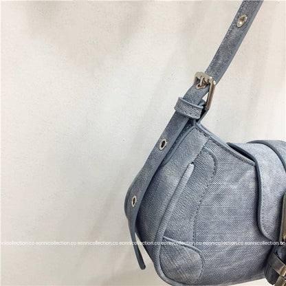 #4007 Lock Buckle Saddle Bag（2 Colors）