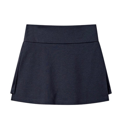 #2061 Korean Style Casual T Shirt + Cover Up High Waist Mini Skirt Three Piece Set（3 Colors）