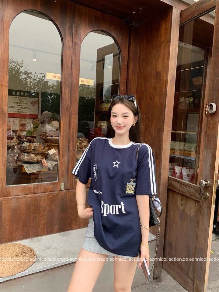 #1080 Vintage Ivy League Tee（2 Colors）