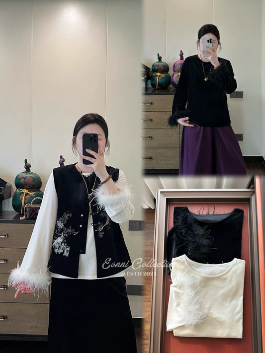 #1121 Clover Inner Top（2 Colors）