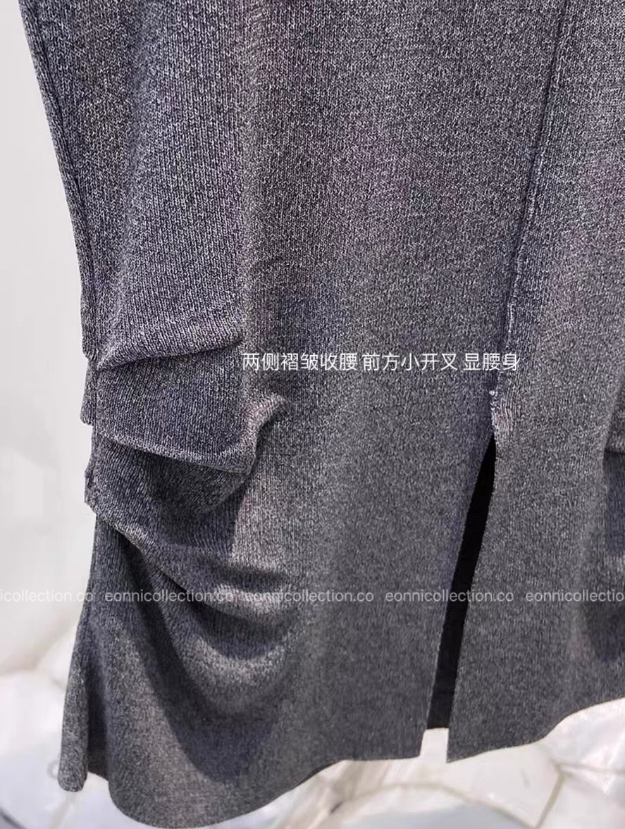 #1068 Feather-Light Cool-Touch Pearl Knit Designer Top（4 Colors）