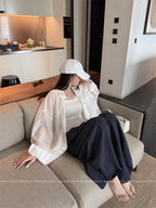 #3040 Eva Linen Long Pants（2 Colors）