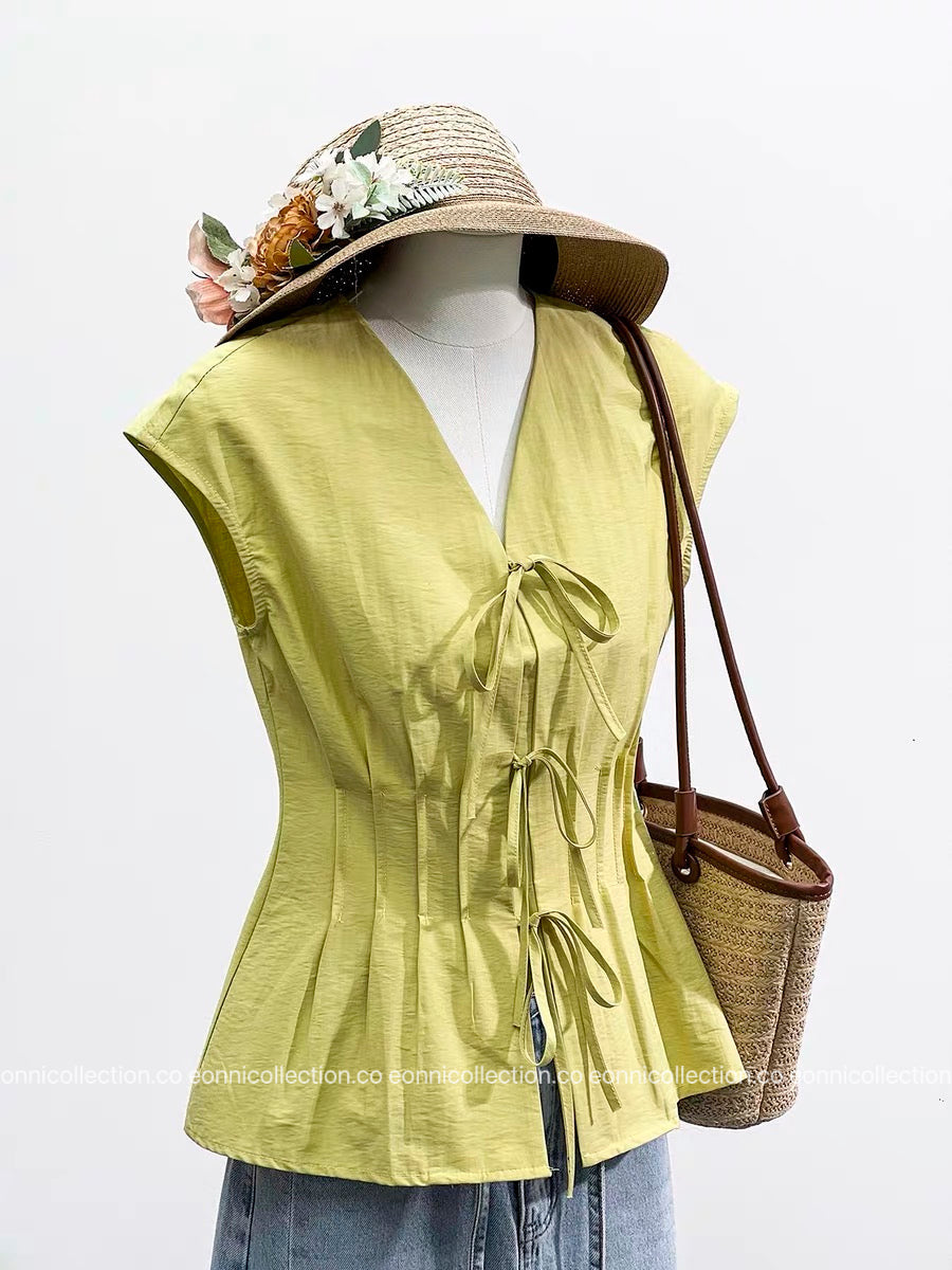 #1061 French Chic Blouse（3 Colors）