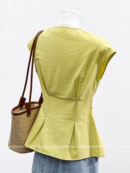 #1061 French Chic Blouse（3 Colors）