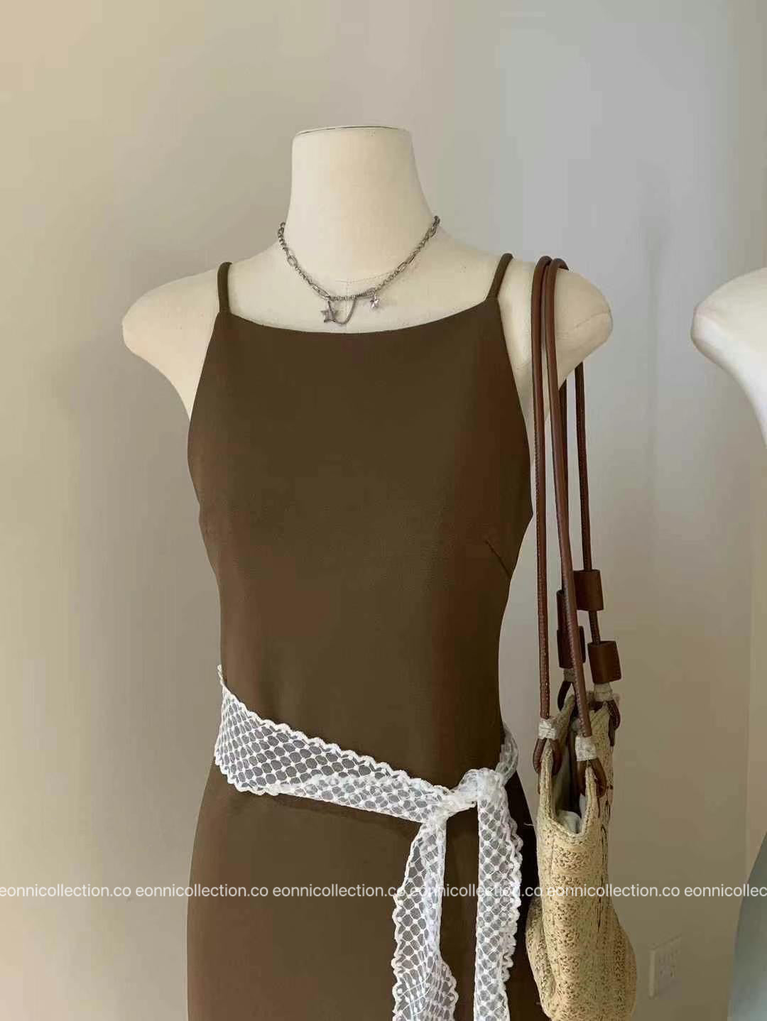 #2056 Solid Color Slim Fit Mini Dress（2 Colors）
