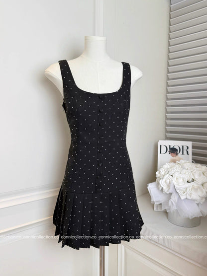 #2054 Aurora Polka Dots Dress（2 Colors）
