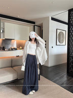 #3040 Eva Linen Long Pants（2 Colors）