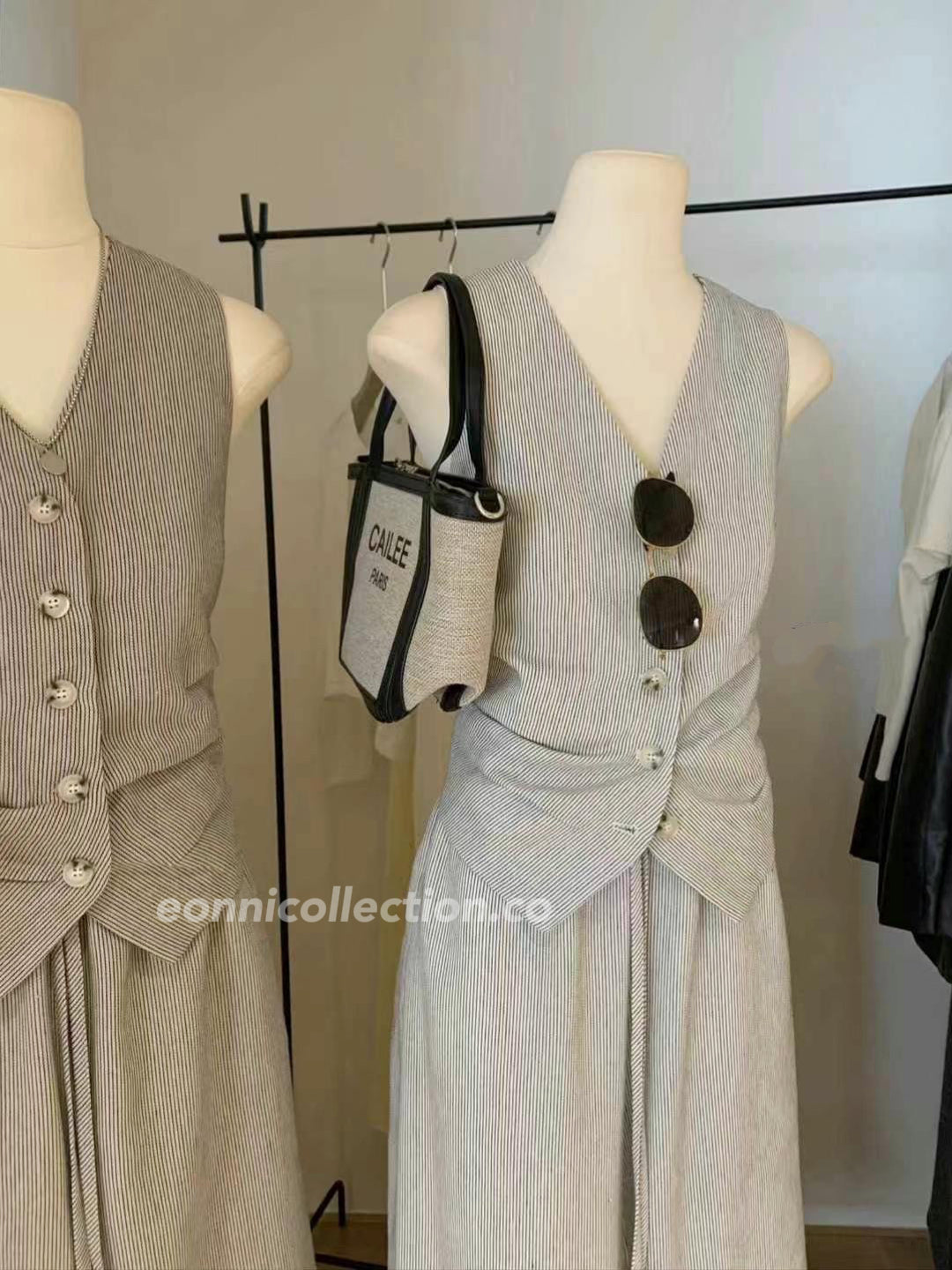 #2000 Effortless French Stripe Co-ord（ 2 Colors)